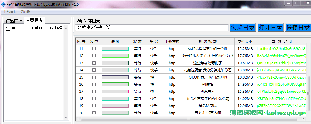 多平台视频解析下载 B版 v1.5